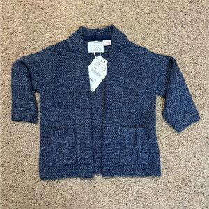 Zara Blue Knit Cardigan, size 12-18 months. NWT.